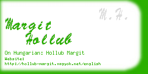 margit hollub business card